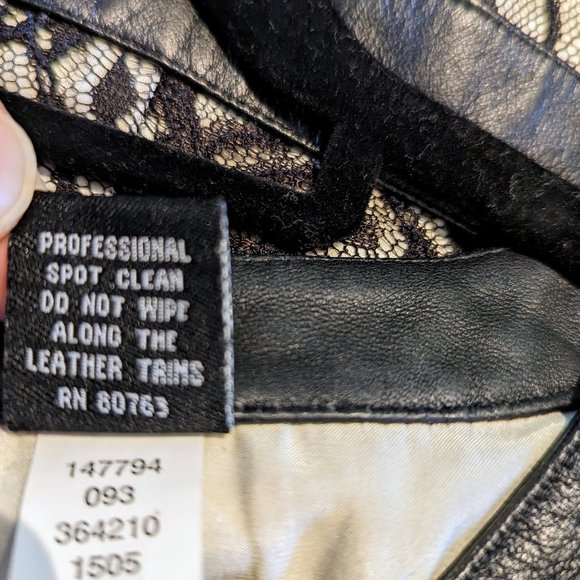 Moda International Silk and Leather Trim Dress - Picture 3 of 5